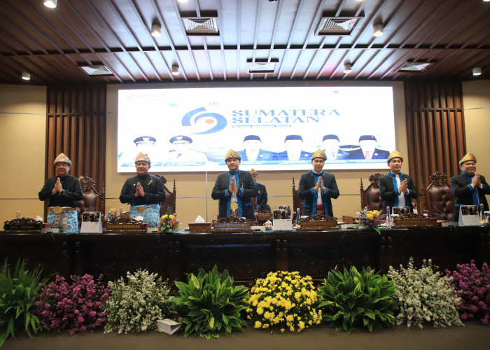DPRD Sumsel Gelar Rapat Paripurna HUT ke-79 Provinsi Sumsel, Momentum Refleksi Pembangunan dan Komitmen 
