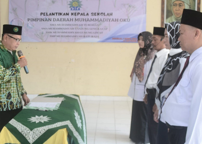 Empat Kepala Sekolah Muhammadiyah Dilantik