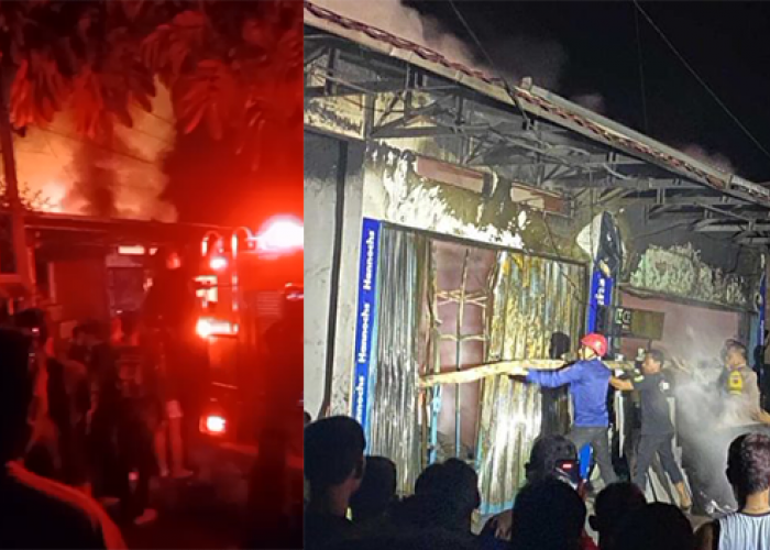 Kebakaran di OKU Lahap Gudang Material dan Dua Rumah Hangus, Butuh 2 Jam Api Berhasil Dijinakkan