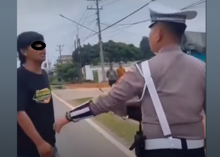 Heboh! Oknum Satlantas Polres Pali Pecahkan Kaca Truk Viral, Propam Polda Sumsel Turun Tangan