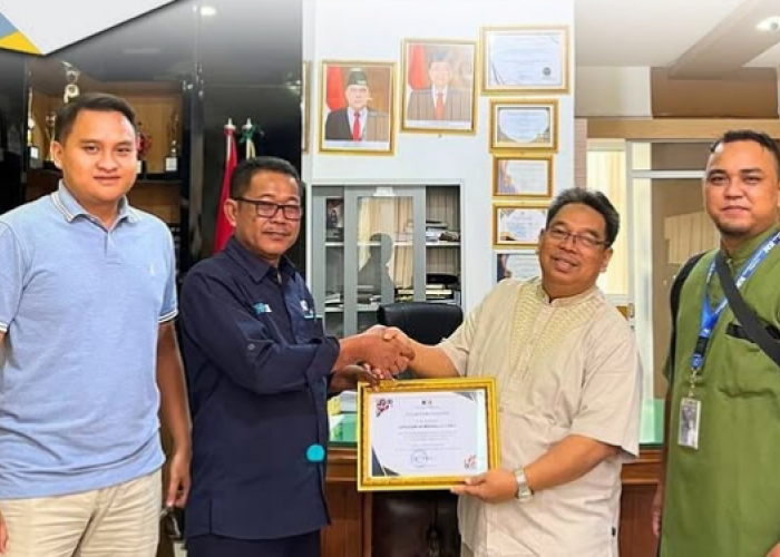 Kantor Pertanahan OKU Raih Penghargaan dari PT KAI