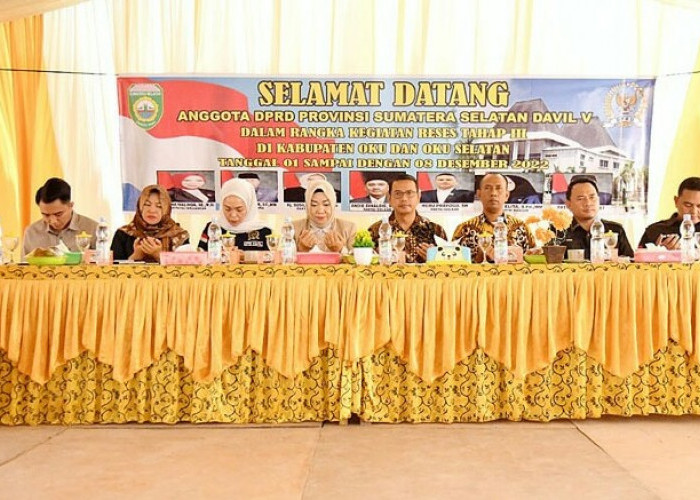 Reses Tahap III Anggota DPRD Dapil V Provinsi Sumsel 