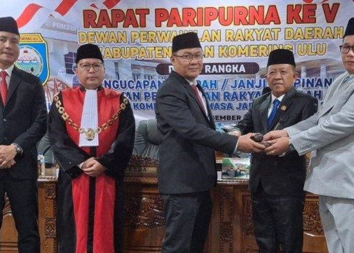 Dua Wakil Pimpinan DPRD OKU Resmi Dilantik untuk Masa Bakti 2024-2029