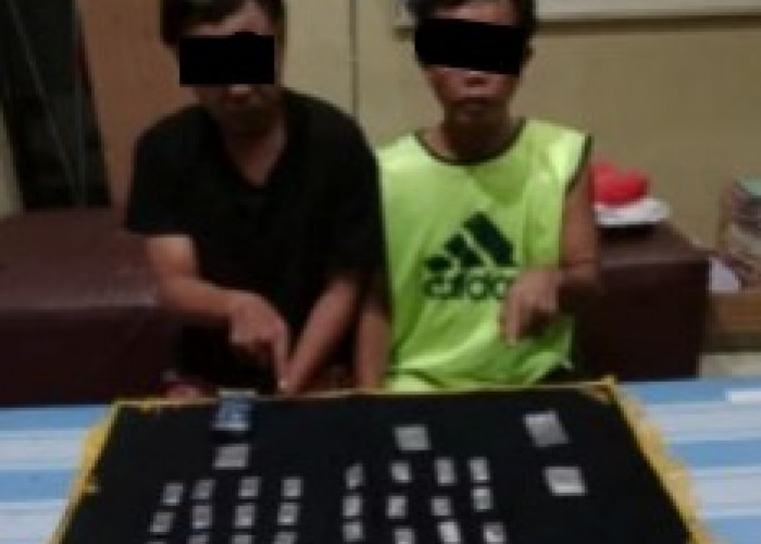 Polres OKU Bongkar Kasus Narkoba Dua Orang Diduga Bandar Sabu Ditangkap