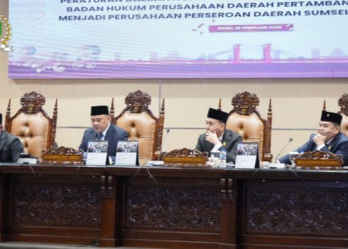DPRD Sumsel Gelar Paripurna XXXI, Gubernur Sumsel Paparkan Raperda Penguatan Perseroda Sumsel Energi Gemilang