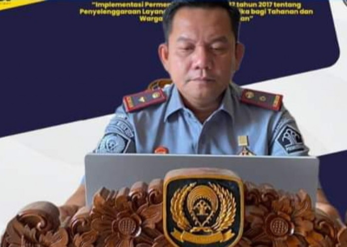 Lapas Muaradua Ikuti Webinar Diskusi Kebijakan Kanwil