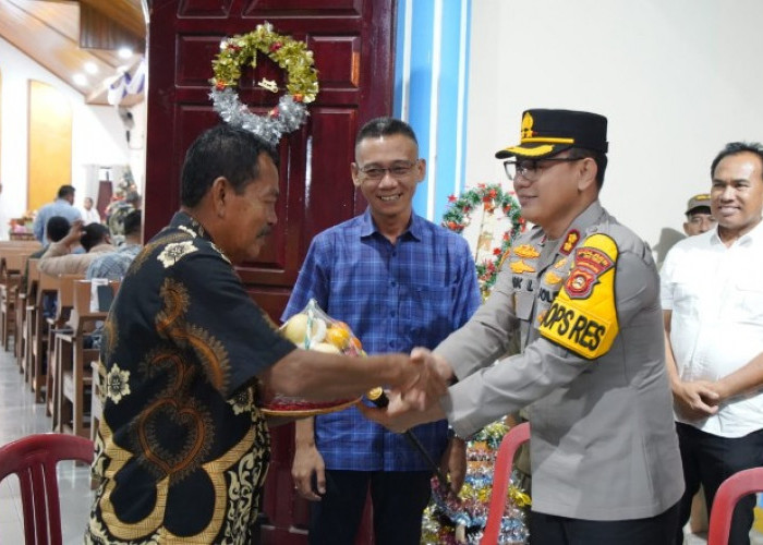 Pastikan Natal Kondusif, Pemkab OKU Timur dan Polres Tinjau Pengamanan Gereja