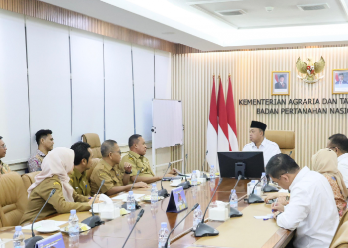 Audiensi Wali Kota Bekasi, Menteri Nusron Tekankan Kerja Sama untuk Percepat Sertipikasi Aset Pemkot
