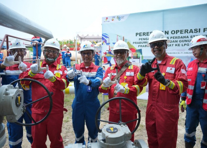 Pertamina EP Prabumulih Salurkan Gas Perdana ke LPG Plant Limau Timur, Dukung Swasembada Energi