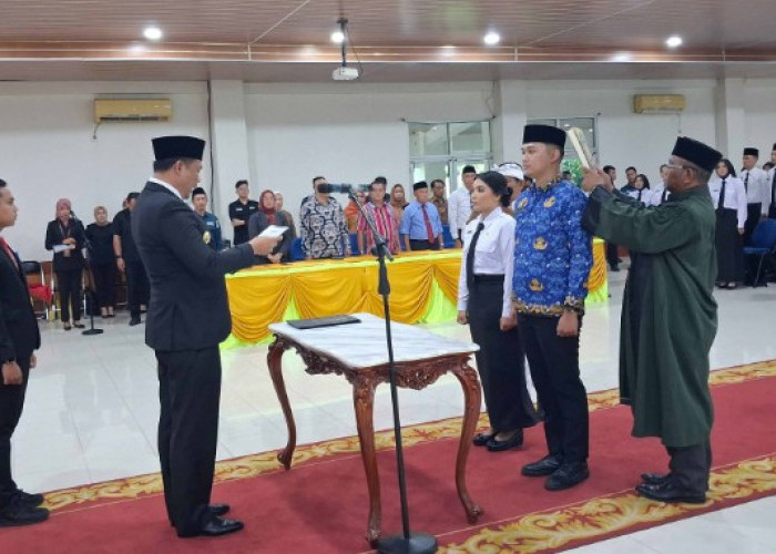 Bupati OKU Selatan Abusama, SH Lantik 96 ASN Formasi Tahun 2024