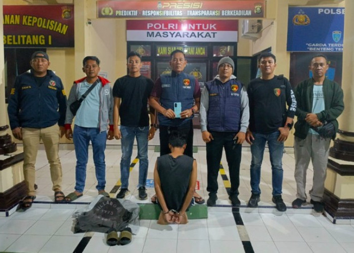Diduga Maling HP di Kos-kosan Tegal Rejo Dibekuk Polsek Belitang I