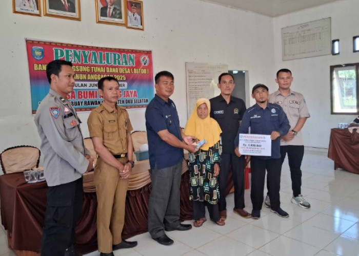 Pemdes Bumi Agung Jaya Salurkan BLT Dana Desa Tahap II kepada 33 KPM