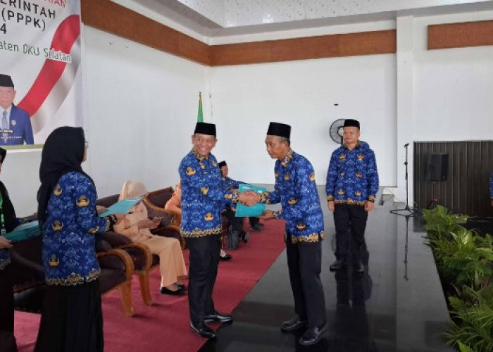 198 Pegawai Kemenag OKU Selatan Terima NIP Sebagai PPPK