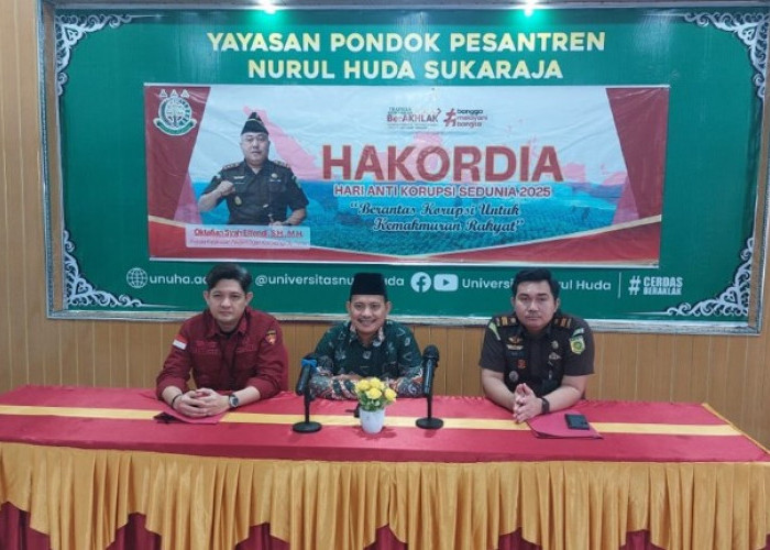 Peringati Hari Antikorupsi Sedunia, Kejari OKU Timur Gelar Jaksa Masuk Kampus di UNUHA 