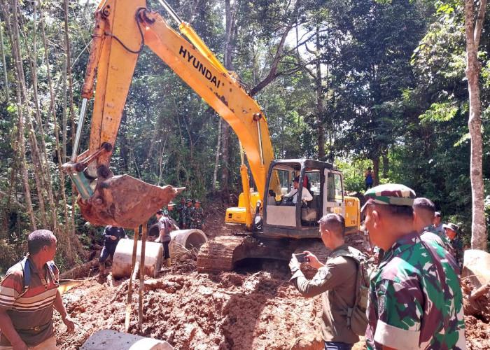 TNI Manunggal Membangun Desa Makin Mudahkan Angkut Hasil Bumi