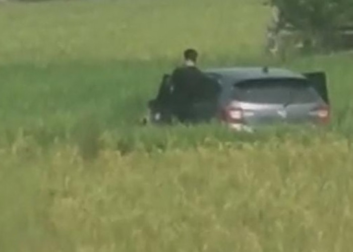 Kejar-kejaran Polisi Vs Terduga Pengedar Narkoba di OKU Timur Berujung ke Sawah dan Dibekuk