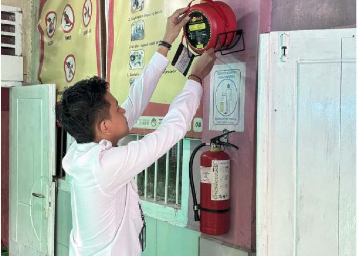 Lapas Kelas IIB Martapura Lakukan Pemeliharaan APAR Demi Tingkatkan Keamanan