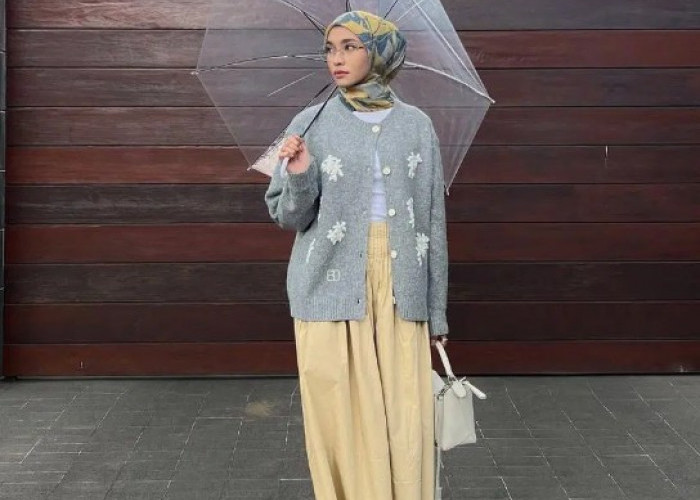 7 Inspirasi Outfit Hijab Earth Tone untuk Bukber, Tampil Anggun dan Elegan