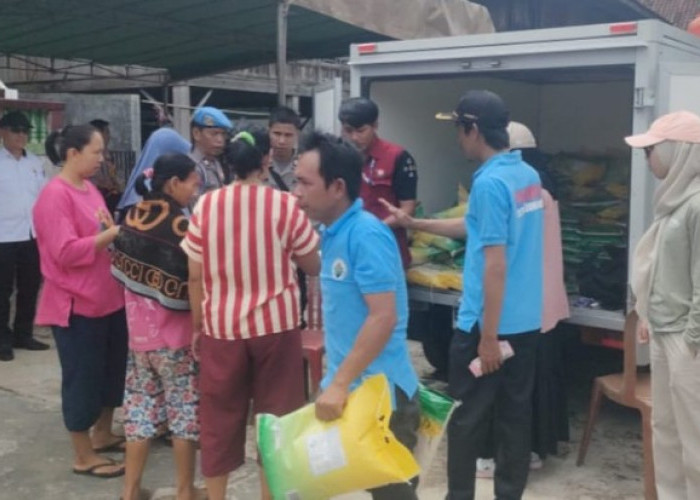 Polsek Buay Runjung Gelar Pasar Murah, 10 Ton Beras Ludes dalam Sehari