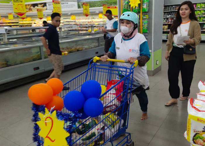 Rejeki BNI #GaPakeNanti – Wilayah Palembang Gelar Shopping Race BNI – Hypermart, Belanja Sepuasnya Tanpa Bayar