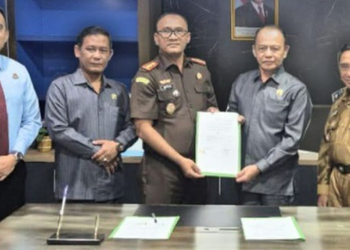 DPRD OKU Selatan dan Kejari Teken MoU Pendampingan Hukum