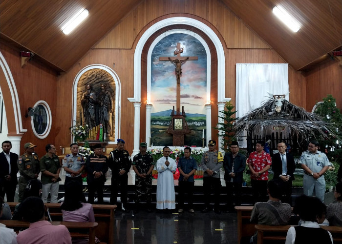 32 Gereja di OKU Dijaga Ketat Saat Perayaan Natal