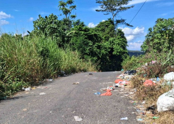 Warga Keluhkan Sampah Menggunung,Jadi TPA Liar