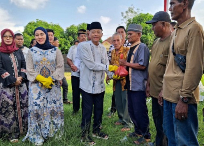 Polres OKU Selatan Sembelih Hewan Kurban  6 Sapi dan 17 Kambing