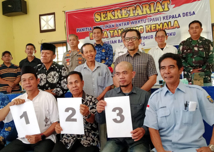 Pilkades PAW Tanjung Kemala OKU, Tiga Calon Resmi Bertarung !