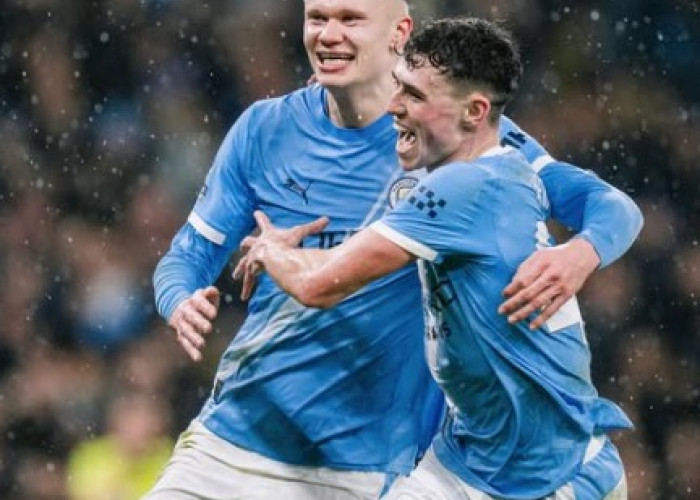 Haaland Cetak Gol, City Tempel Arsenal di Puncak Klasemen