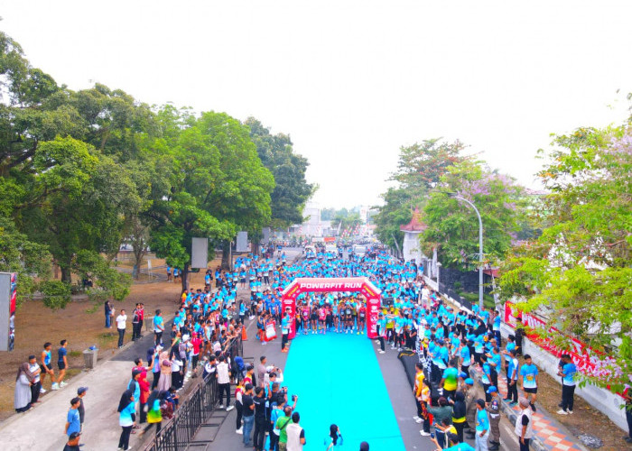 Fun Run Bhayangkara OKU 2026 Meriah, Warga Adu Ketahanan di Rute 5K dan 10K