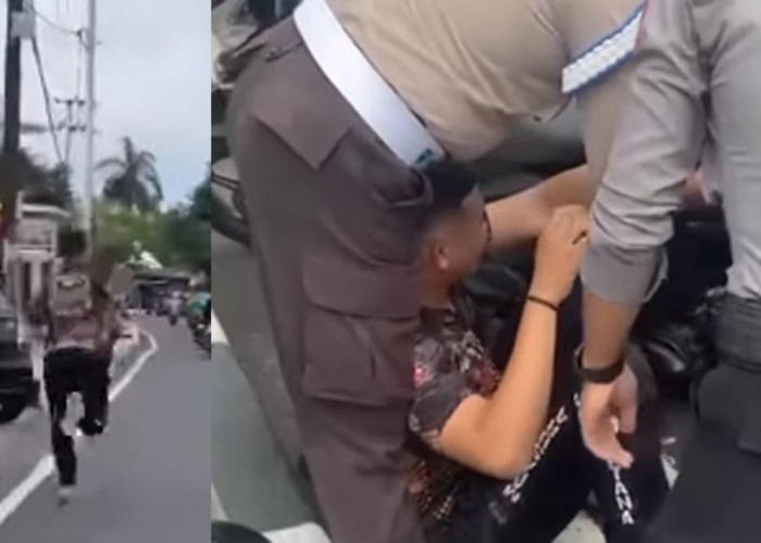 Kronologi Oknum Polisi Menangis Histeris DIjemput Propam Polda Maluku Utara