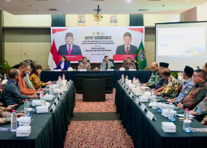 Rakor di Maluku Utara, Menteri Nusron Tekankan Pentingnya Dukungan Pemda dalam Pembuatan Sertipikat Tanah