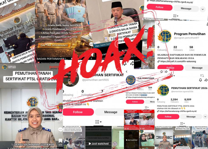 Kementerian ATR/BPN Tegaskan Tidak Ada Program Pemutihan Sertipikat Tanah