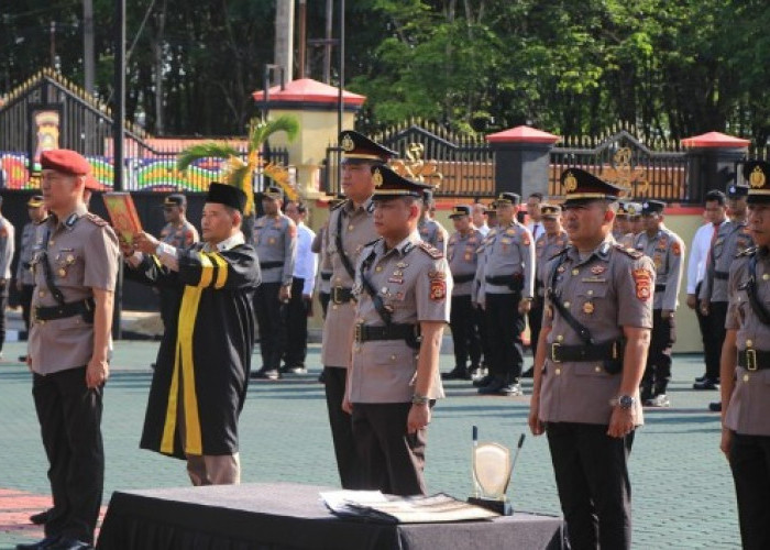 Kasat Reskrim Polres OKU Timur dan Dua Kapolsek Resmi Berganti