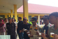 Ratusan Pengurus Desa di OKU Selatan Jalani Tes Urine, Ada Indikasi Positif Narkoba