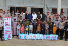 Peduli Sesama di HUT Reserse ke-78, Satreskrim Polres OKU Timur Salurkan Bansos