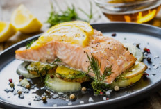 Salmon Panggang Lemon, Menu Sehat Bernutrisi untuk Makan Spesial