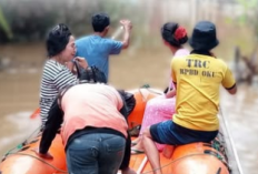 Genangan Air Rendam Permukiman di Baturaja, Warga Diminta Waspada