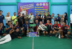 Kementerian ATR/BPN Raih Dua Piala Kategori Perorangan dan Beregu di Kejuaraan Bulutangkis KORPRI
