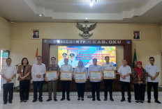 Satpol PP OKU Diganjar Perangkat Daerah Terinovatif 2026