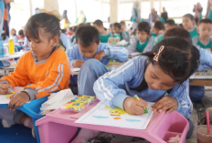 Makin Seru! Lomba mewarnai Zona III OKU Ekspres dan IGTKI PGRI Diikuti Ratusan Peserta 