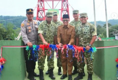 Putus Diterjang Banjir 2024, Jembatan Gantung Garuda Kembali Beroperasi