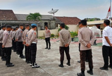 Bangun Semangat dan Kewaspadaan, Polsek Belitang III Gelar Apel Konsolidasi