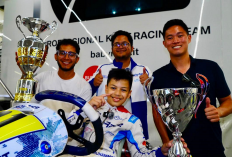 Muhammad FA Wibowo Juara Lagi di Italia, Cucu Tokoh Olahraga OKU Timur Kibarkan Merah Putih di IAME Series 