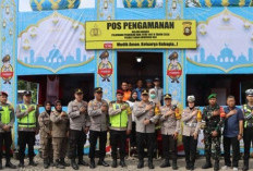 Kapolres OKU Turun Langsung Cek Pos Pam Minang Raya di Jalinsum