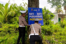 Imbau Pengendara Kurangi Kecepatan Saat Melintas di Permukiman Warga