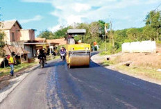 Jalan Poros Pampangan–Pangkalan Lampam Rampung, Waktu Tempuh Kini Lebih Cepat Satu Jam