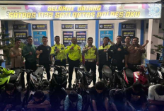Sat Lantas OKU Sisir Baturaja dan Amankan Tujuh Motor