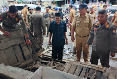 Satpol PP dan Dishub Palembang Sasar Lapak Pedagang Berdiri di Badan Jalan 